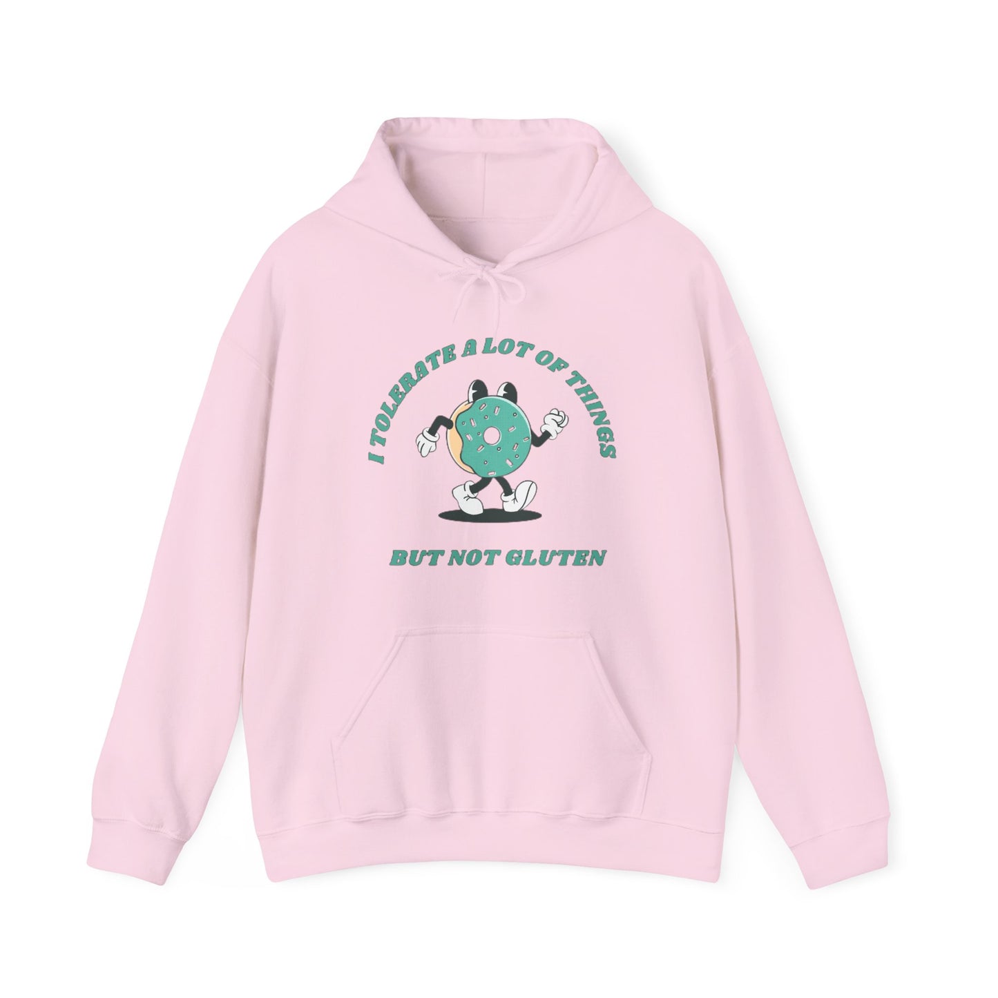 I Tolerate A Lot Of Things But Not Gluten Hoodie | Unisex Hooded Sweatshirt | Celiac Gift