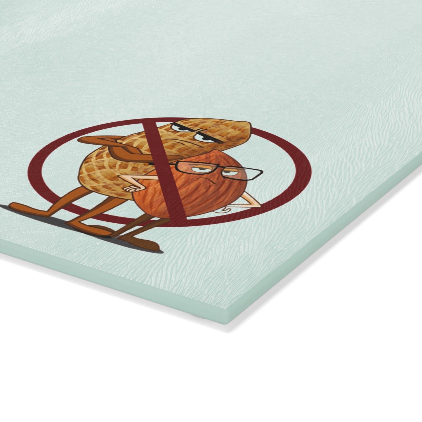 Tree Nut and Peanut Free Glass Cutting Board | Nut Allergy