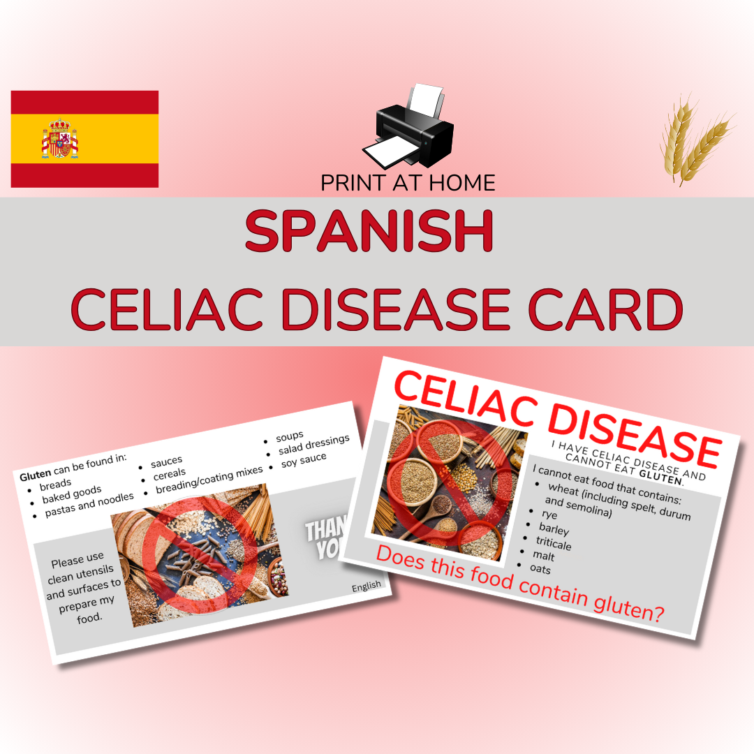 Celiac Disease Cards