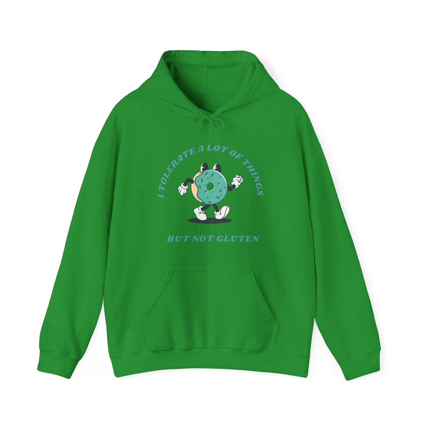 I Tolerate A Lot Of Things But Not Gluten Hoodie | Unisex Hooded Sweatshirt | Celiac Gift