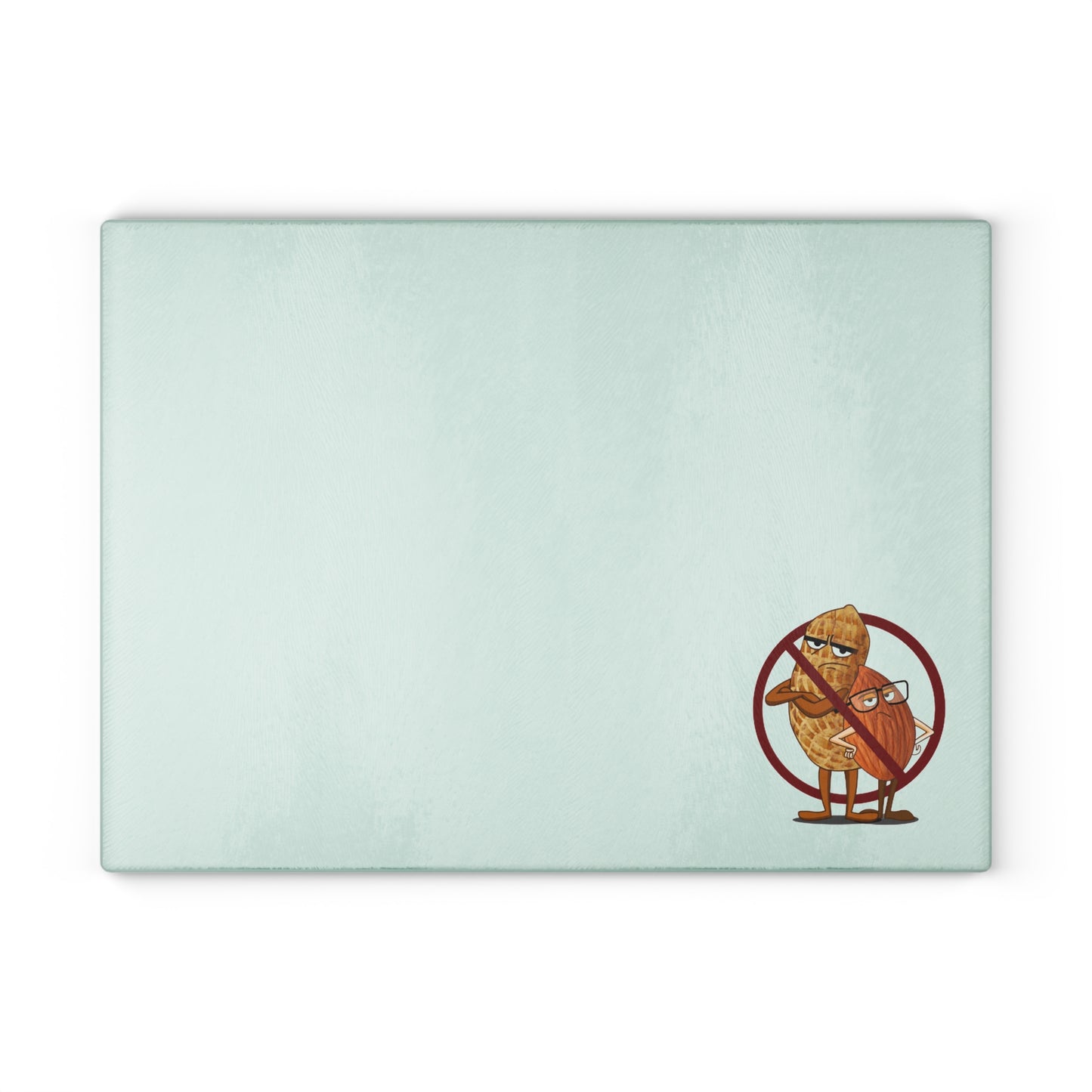 Tree Nut and Peanut Free Glass Cutting Board | Nut Allergy