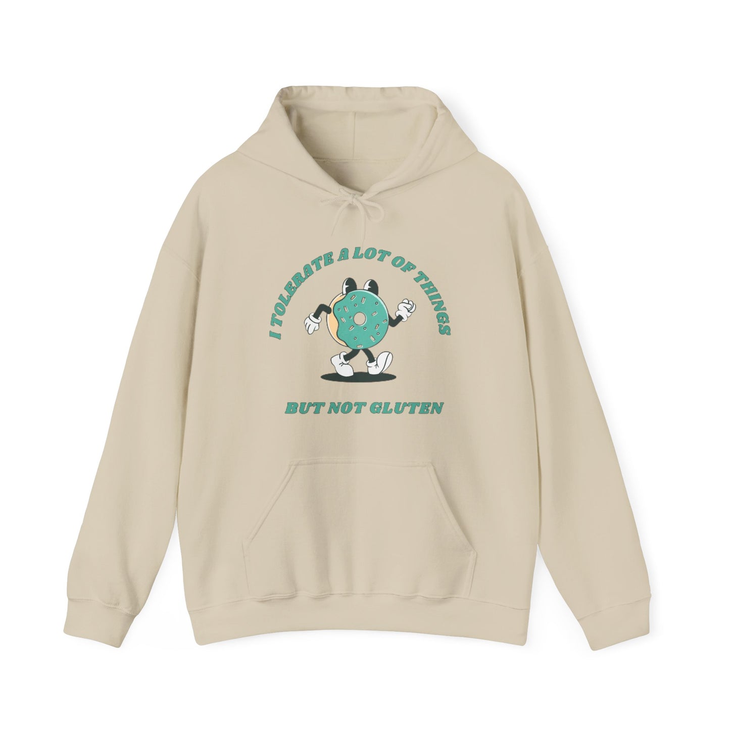 I Tolerate A Lot Of Things But Not Gluten Hoodie | Unisex Hooded Sweatshirt | Celiac Gift