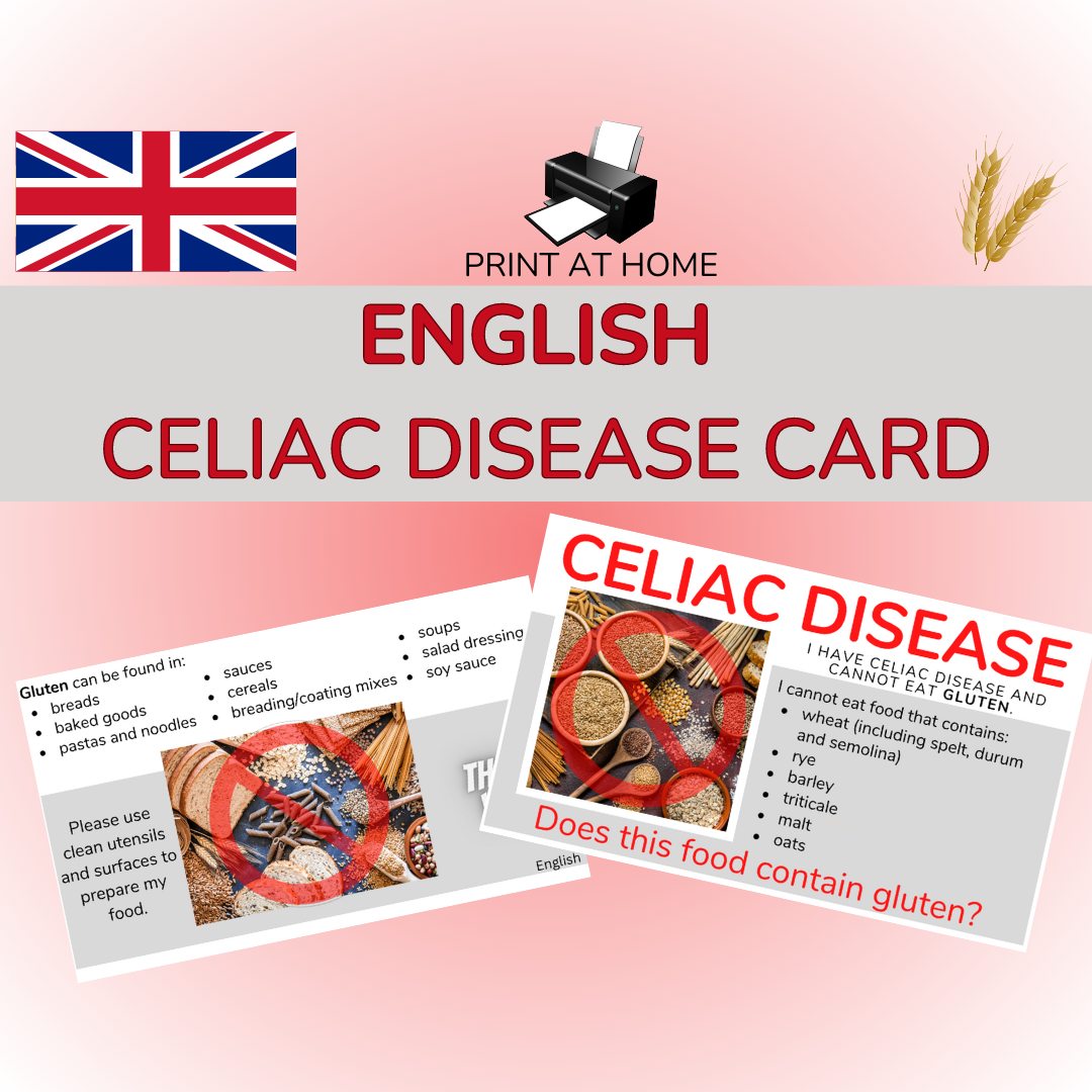 Celiac Disease Cards