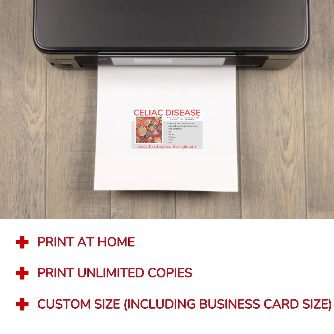 Celiac Disease Cards