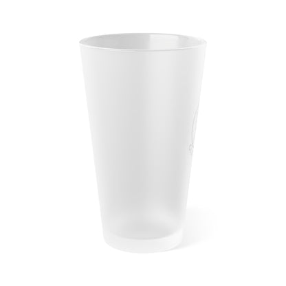 Gluten-Free Beer Glass | Frosted 16oz Pint Glass | Celiac Gift