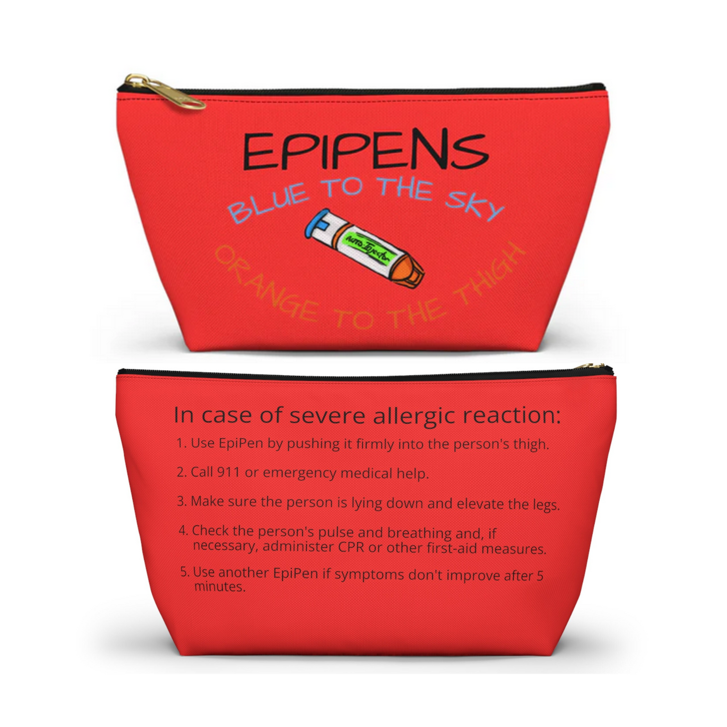EpiPen Pouch | EpiPen Case | EpiPen Bag with Severe Allergic Reaction Response