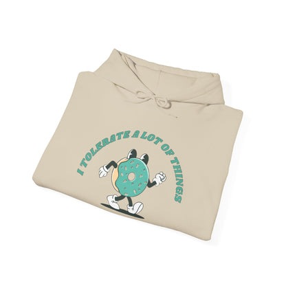 I Tolerate A Lot Of Things But Not Gluten Hoodie | Unisex Hooded Sweatshirt | Celiac Gift