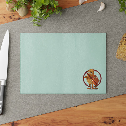 Tree Nut and Peanut Free Glass Cutting Board | Nut Allergy