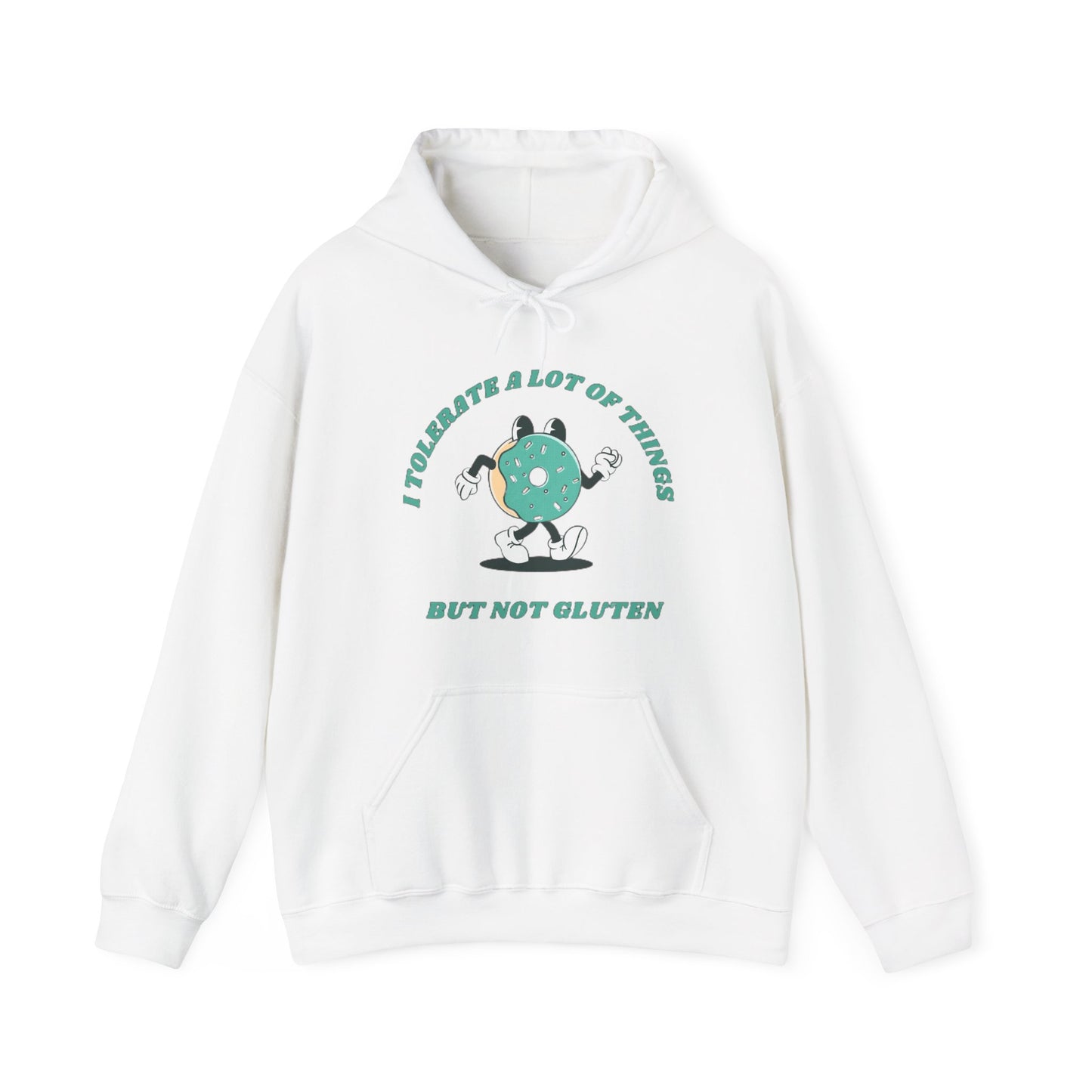 I Tolerate A Lot Of Things But Not Gluten Hoodie | Unisex Hooded Sweatshirt | Celiac Gift